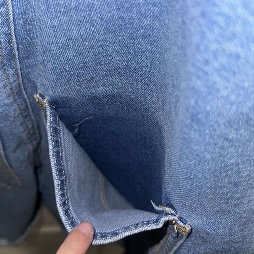 Pastel Rainbow Denim Oversized "Queen" Over-Alls - Picture 11 of 13